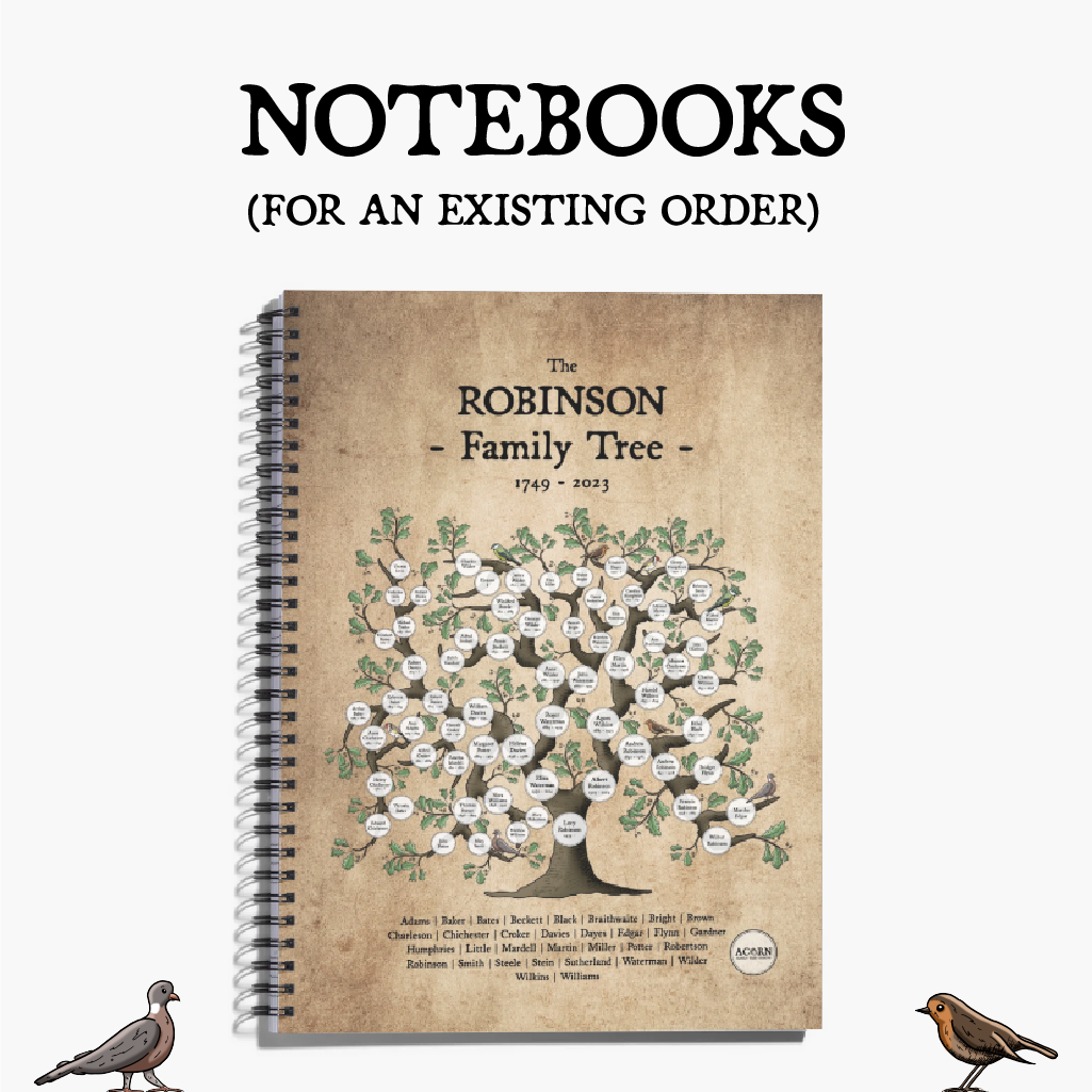 A4 Family Tree Notebook