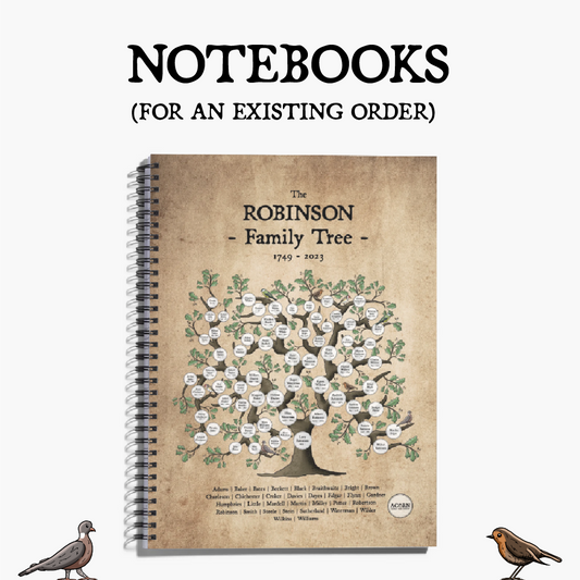 A4 Family Tree Notebook